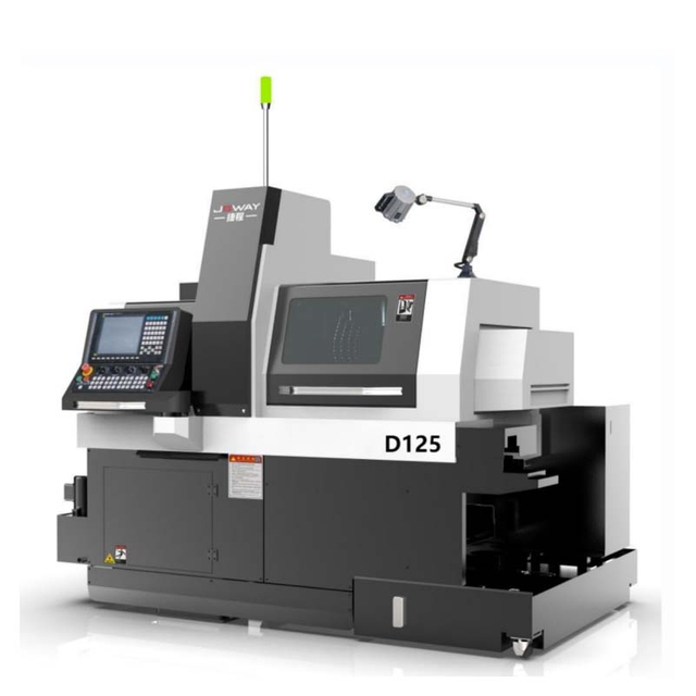 D125D Fanuc CNC Sistemi 5 Eksen 3 Güç Kafası İsviçre Takım Aleti