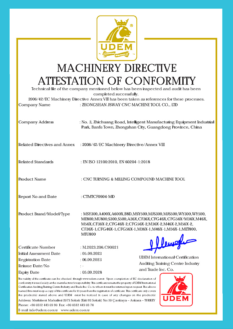 Makine cihazı uygunluğu M.2023.206.C90021
